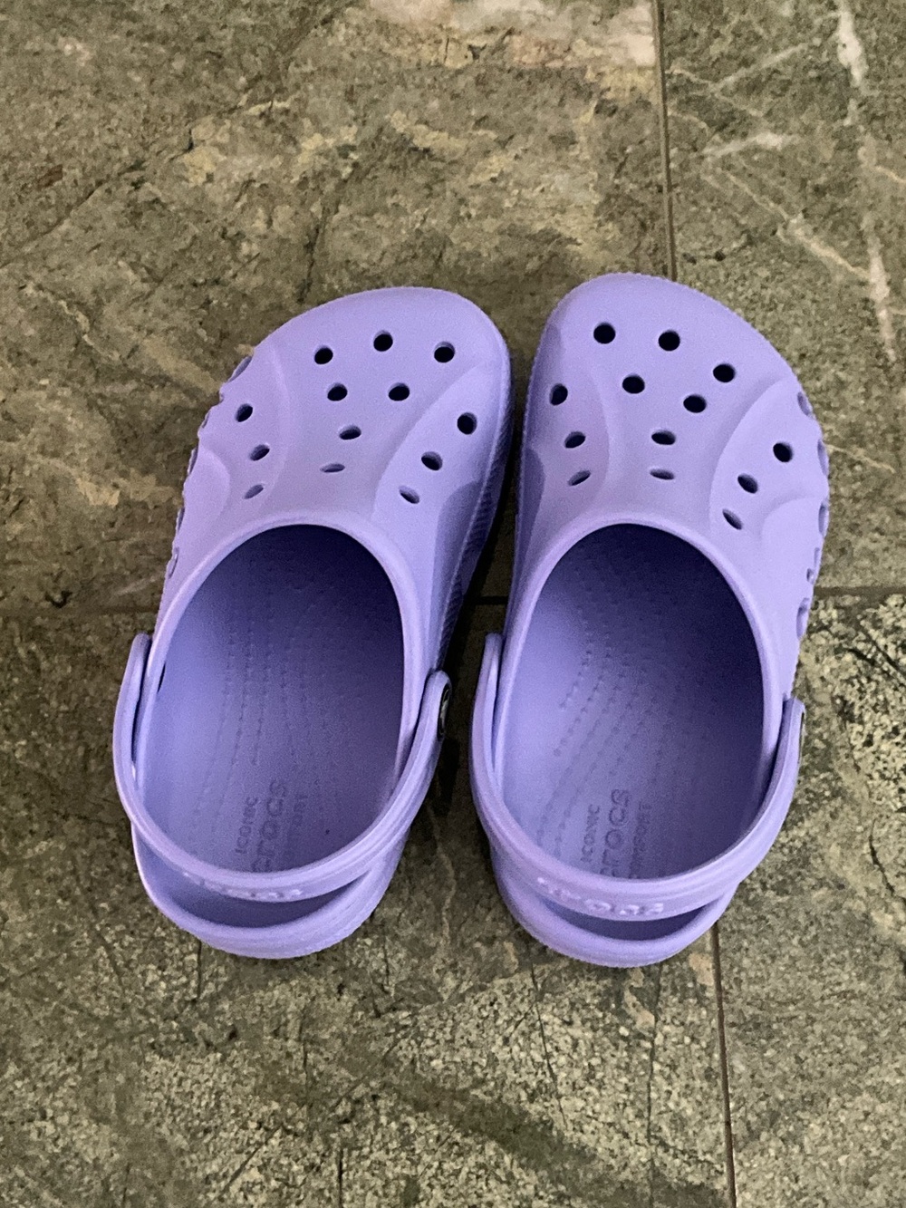 CROCS Kids Lavender Slip-On Clogs